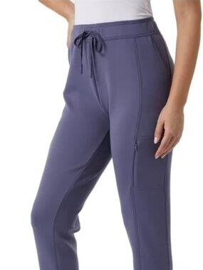 32 Degrees Heat Womens Jogger With Zippered Side Pocket, Blue, Size: XL